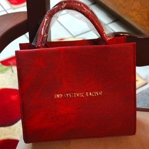 Brandon Blackwood ESR Tote Mini Bag Red Denim